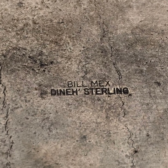 Bill Mex Dineh' Large Sterling Silver Charoite Wide Cuff Bracelet #20983 - Picture 7 of 10